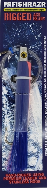 Picture of Fish Razr 6.5" Rigged Chrome Flat Head Pink/ Blue