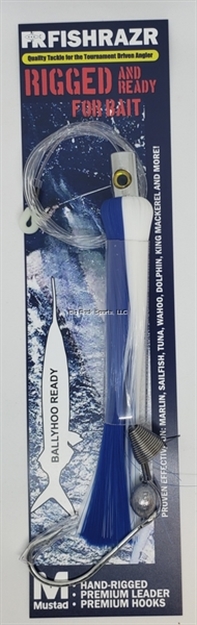 Picture of Fish Razr 6.5"Chrome Flat B/W Rigged Bally