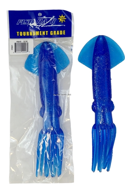 Picture of Fish Razr 9"  Squid Blue Sparkle
