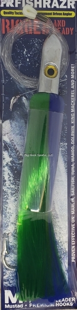 Picture of Fish Razr 9" Rigged Chrome Catcher Green/ Blue