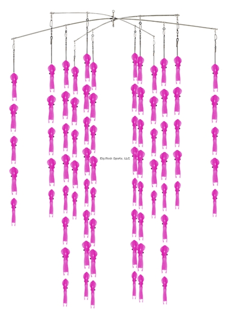 Picture of Fish Razr Compact Phat Squid Dredge 28" Pink