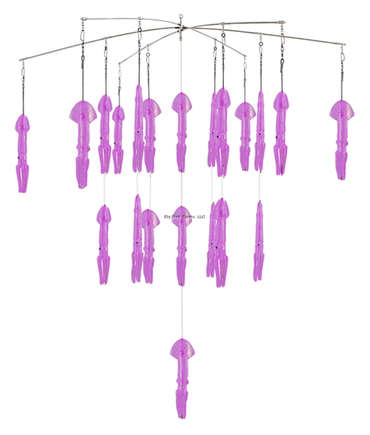 Picture of Fish Razr Compact Squid Dredge 28" Pink