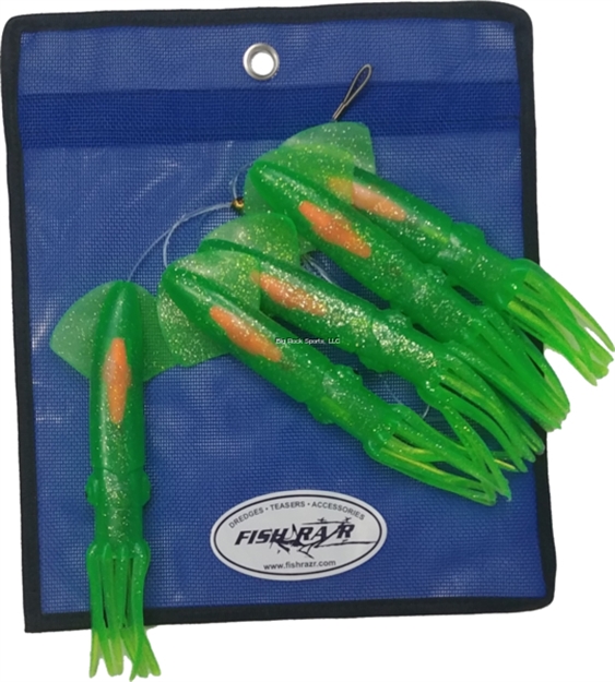 Picture of Fish Razr Daisy Chain With 5 Squid Green Sparkle