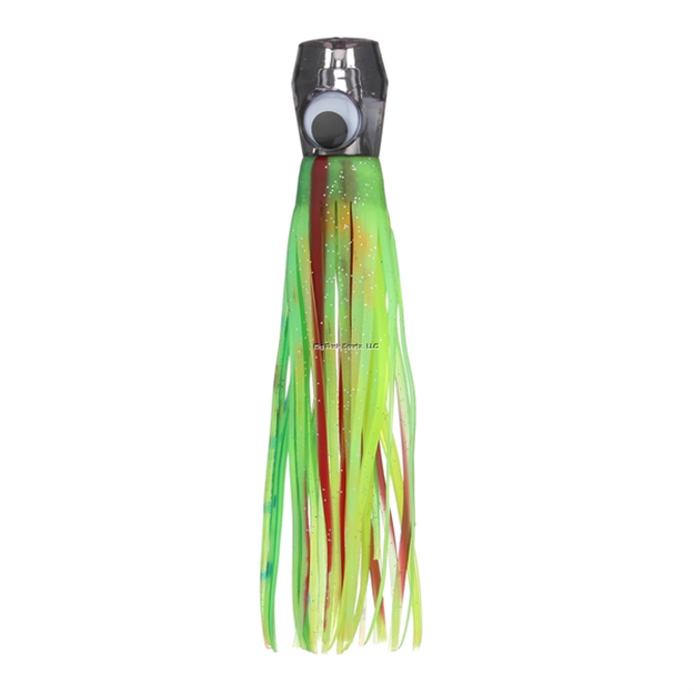 Picture of Fish Razr Dolphin Daze 6.5" Silver Head, Lumus Green Skirt