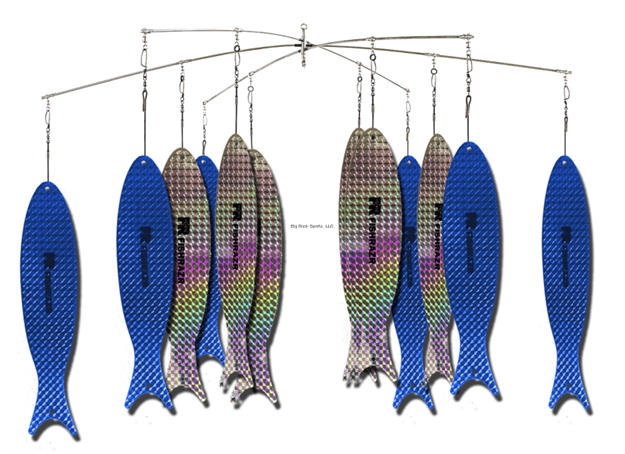 Picture of Fish Razr Fish Sticks 32" Dredge, 12 Lrg Blue