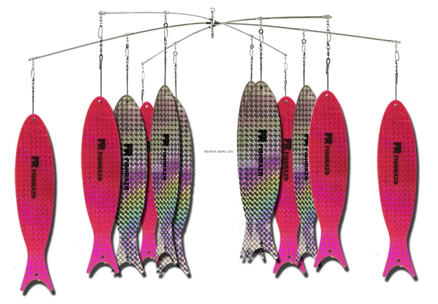 Picture of Fish Razr Fish Sticks 32" Dredge, 12 Lrg Pink