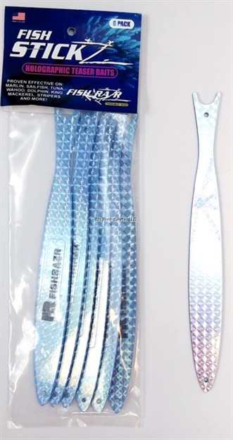 Picture of Fish Razr Fish Stickz Teasers- Thin Blue/ Silver