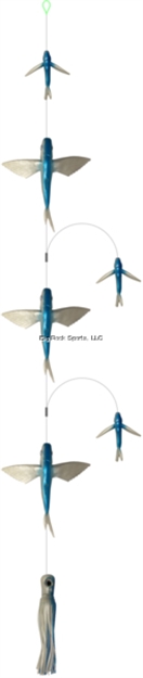 Picture of Fish Razr Flying Fish Daisy Chain Blue