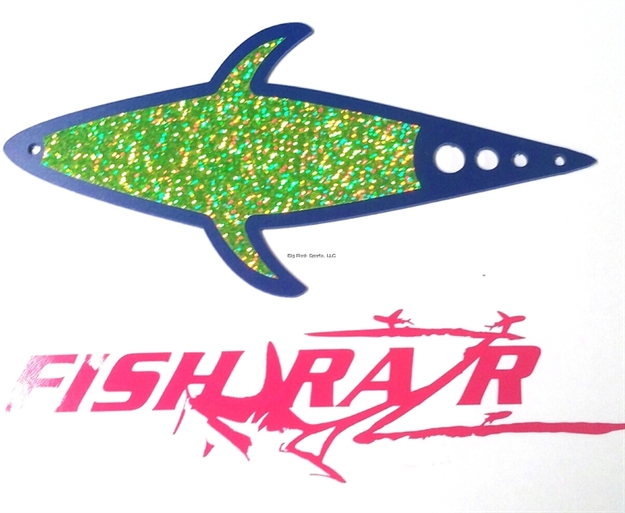 Picture of Fish Razr Inciterz Dredge Flash Blue/ Chartreuse 6 Pack