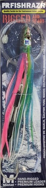 Picture of Fish Razr Rigged Bali Bullet 7" Pink/ White/ Blue Skirt