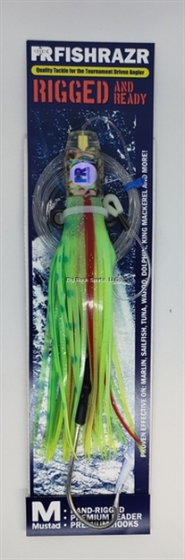 Picture of Fish Razr Rigged Havana Tickler 6.5" Green Lumus