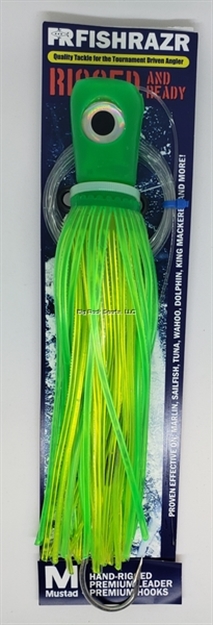 Picture of Fish Razr Rigged Marlin Chugger Green/ Yellow