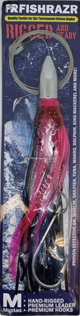 Picture of Fish Razr Rigged Wahoo Bullet 8.5" Purple/ Black Skirt