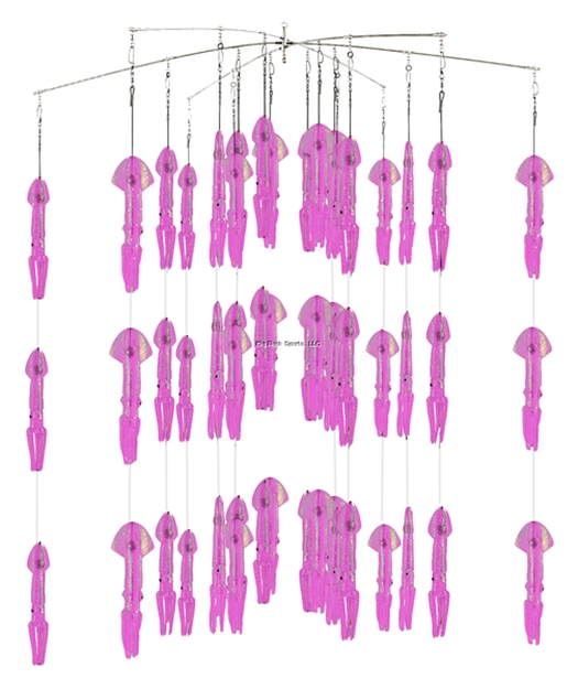 Picture of Fish Razr Squid Dredge 38" 39 Squid Pink