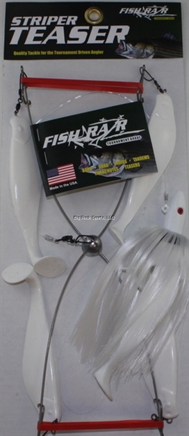 Picture of Fish Razr Striper Teaser White 15" Lure