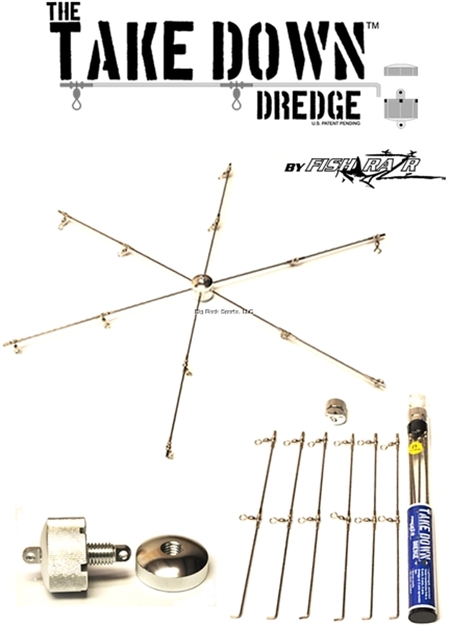 Picture of Fish Razr Take Down Dredge Bar , 35" 6Arm 13D