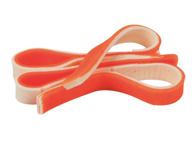 Picture of Fishbites E-Z Flea Longer Lasting Bait Strips, 1/2" W X 12" L, Orange/White, 2/Pack