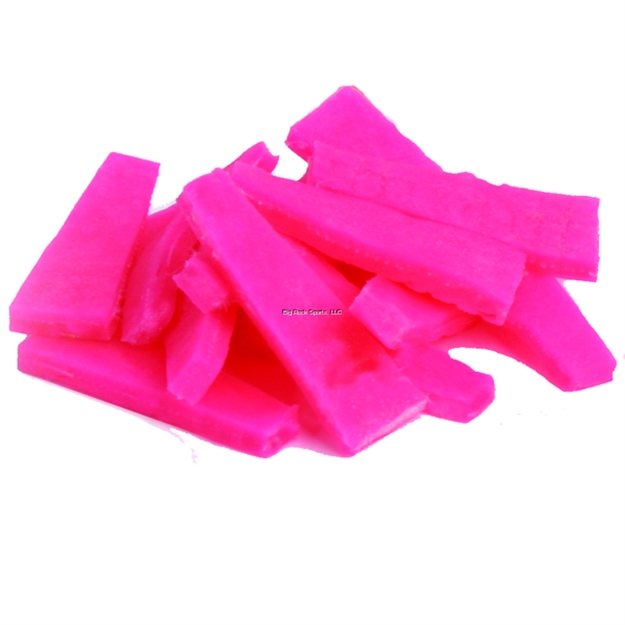 Picture of Fishbites Fish 'N' Strips Crab Longer Lasting Bait Strips, 1 1/2", Pink, 15/Pack