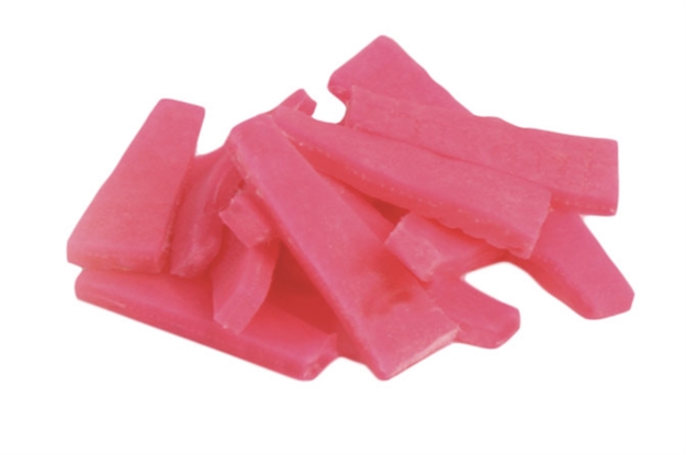 Picture of Fishbites Fish 'N' Strips Shrimp Longer Lasting Bait Strips, 1 1/2", Pink, 15/Pack