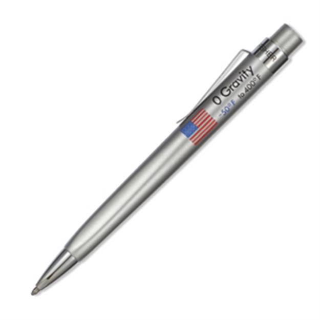 Picture of Fisher Space Pen Silver Rubber Finish Zero Gravity Space Pen