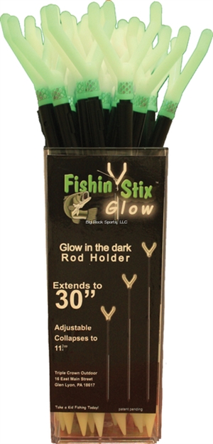 Picture of Fishin Stix Gsi Extendable Rod Holder 24Pc Glow 30" Counter Display