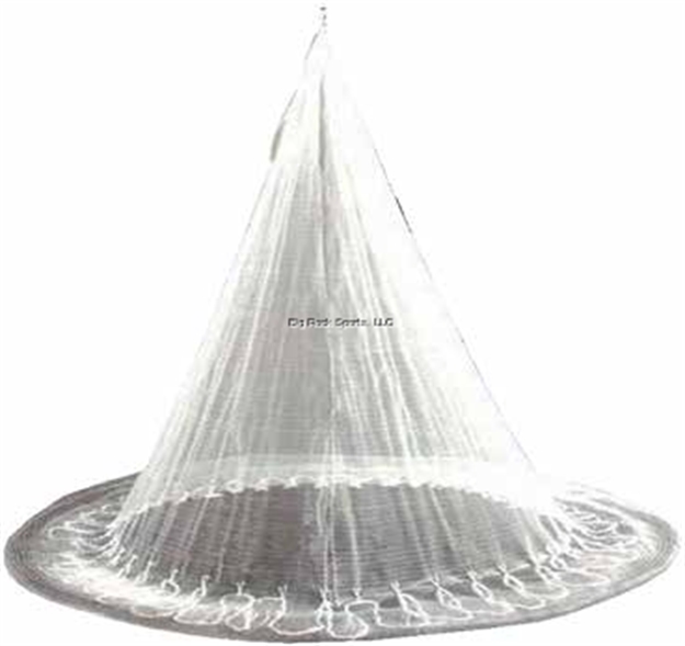 Picture of Fitec Bp800l Super Spreader Pocket Net 8'X3/8" Mesh,Clear Mono,1 LB Lead WT
