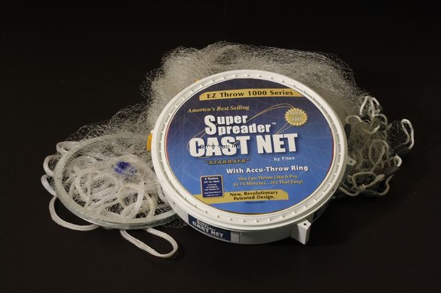 Picture of Fitec EZ Throw 750 Cast Net Blue Mono 3/8" Mesh, 5' Radius