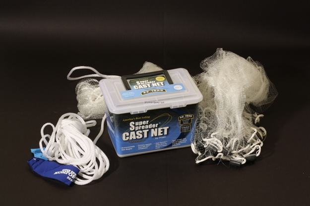 Picture of Fitec Ss1000 Super Spreader Cast Net Clear Mono 1/4" Mesh, 5' Coated Steel