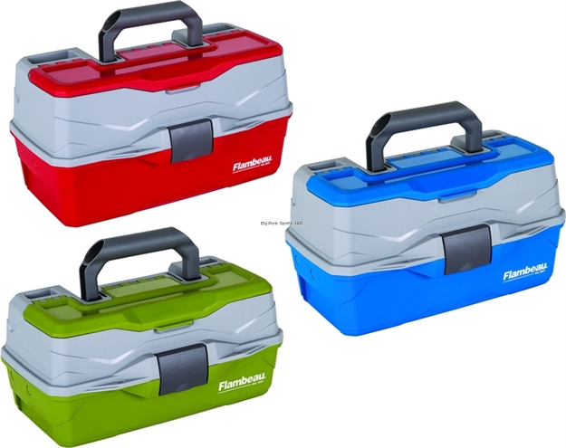Picture of Flambeau 18Pc Tackle Box Assortment, Includes 6/6381Tb, 6/6382Tb & 6/6383Tb 1-2-3 Tray Tackle Boxes