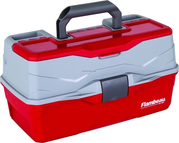 Picture of Flambeau 3-Tray Hard Tackle Box- Red