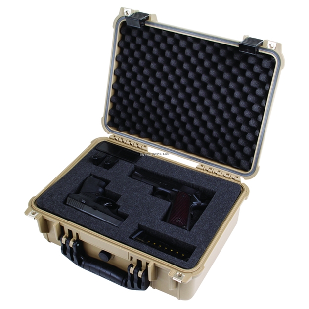 Picture of Flambeau HD Series Medium Case, Tan,  Pluck Foam, Weatherproof