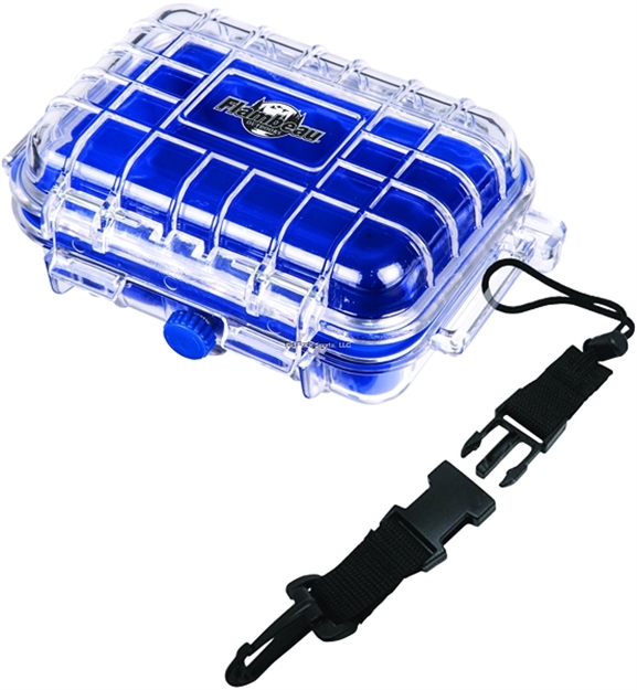 Picture of Flambeau HD Series-Tuff Box W/Zerust-Blue W/Clear Lid 5.7 X 4.1 X 1.97