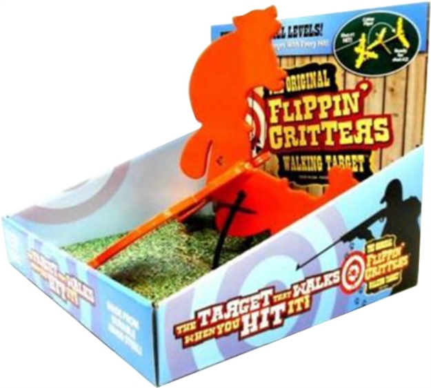 Picture of Flippin Critters Critter Raccoon Target Rimfire Orange A400 Steel<