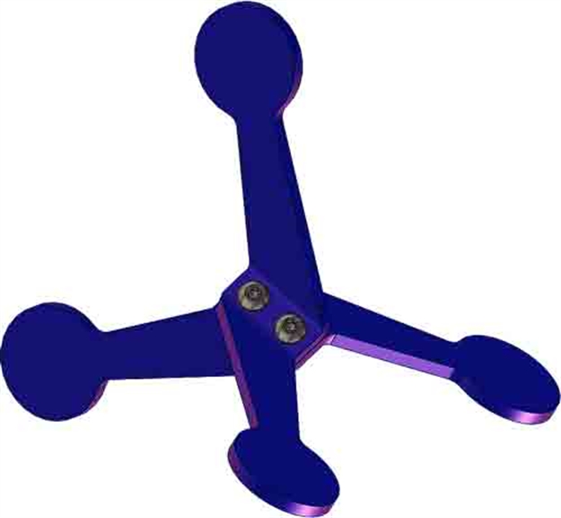 Picture of Flippin Critters Critter Round Target Rimfire Purple A400 Steel<