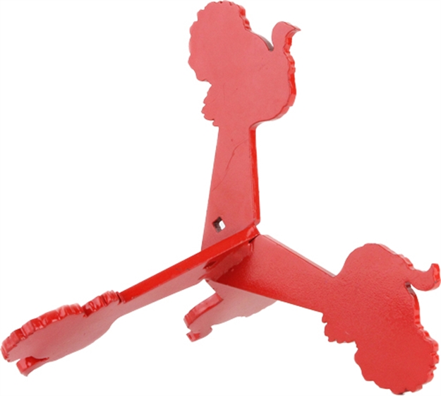Picture of Flippin Critters Critter Turkey Target Rimfire Red A400 Steel<