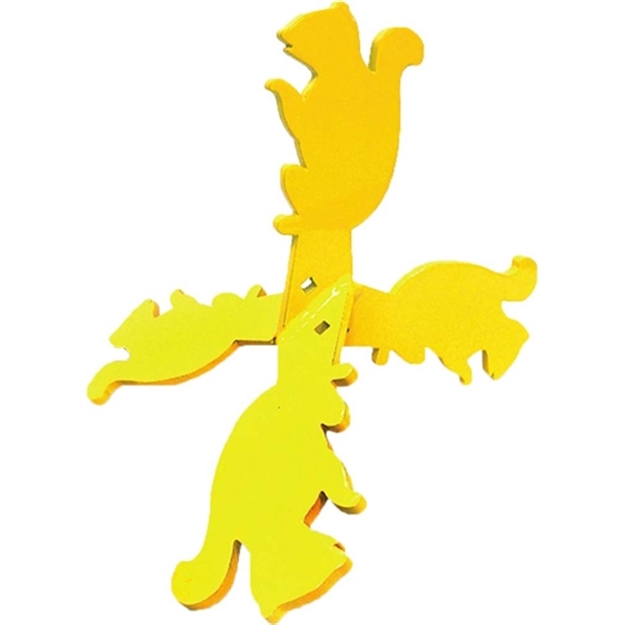 Picture of Flippin Critters Critter Squirrel Target Handgun Yellow Steel<