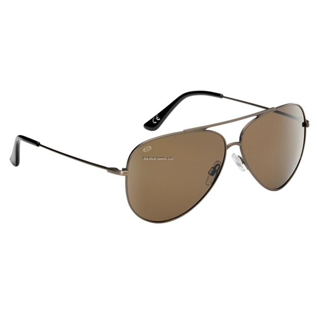 Picture of Flying Fisherman Crew Sunglasses, Matte Copper Frame, Amber Polarized Lens, Medium TO Large Fit