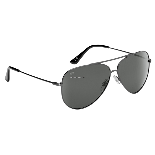 Picture of Flying Fisherman Crew Sunglasses, Matte Gunmetal Frame, Smoke Polarized Lens, Medium TO Large Fit