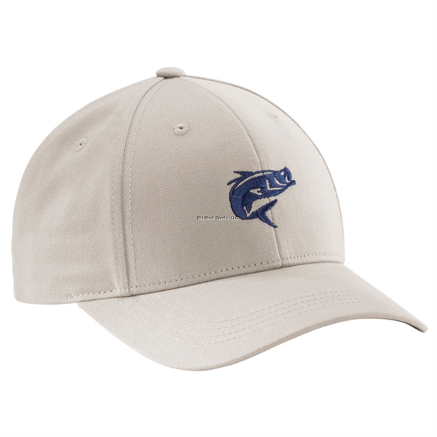Picture of Flying Fisherman Dockmaster Tarpon Hat Khaki, Non Glare Undervisor, Adjustable Velcro Closure, One Size