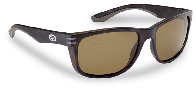 Picture of Flying Fisherman Double Header Polarized Sunglasses, Matte Tortoise Frame, Amber Lens