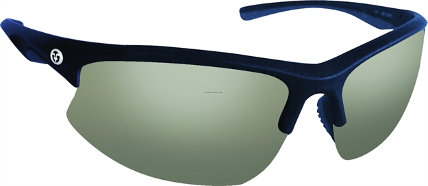 Picture of Flying Fisherman Drift Sunglasses Matte Crystal Navy Smoke