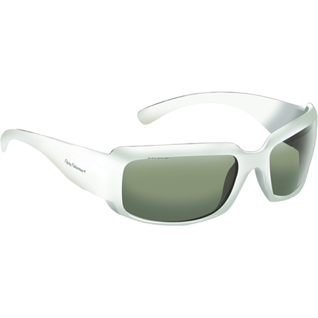 Picture of Flying Fisherman LA Palma Sunglasses Pearl White Smoke