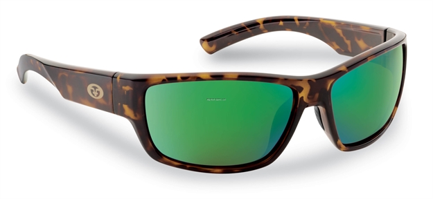 Picture of Flying Fisherman Matecumbe Polarized Sunglasses, Tortoise Frame, Amber-Green Mirror Lens