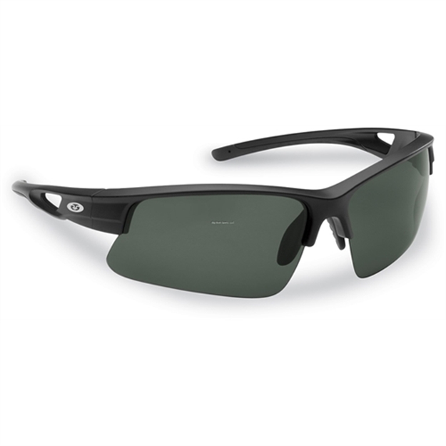 Picture of Flying Fisherman Moray Polarized Sunglasses, Matte Black Frames, Smoke Lens