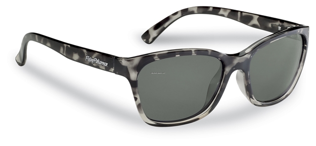 Picture of Flying Fisherman Ripple Polarized Sunglasses, Black Fade Frame, Smoke Lens