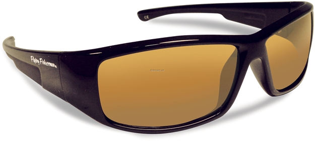 Picture of Flying Fisherman Sunglasses Gaffer JR Angler Black Amber