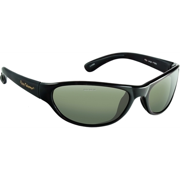 Picture of Flying Fisherman Sunglasses Key Largo Matte Blk Frame Smoke Lens