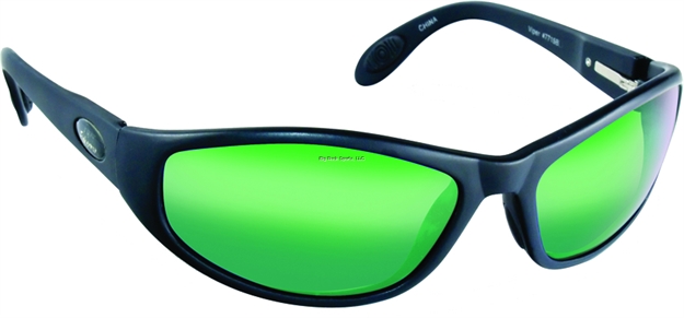 Picture of Flying Fisherman Sunglasses Viper Blk Frame/Amber Grn Mirror