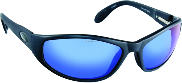 Picture of Flying Fisherman Sunglasses Viper Blk Frame/Smoke Blu Mirror