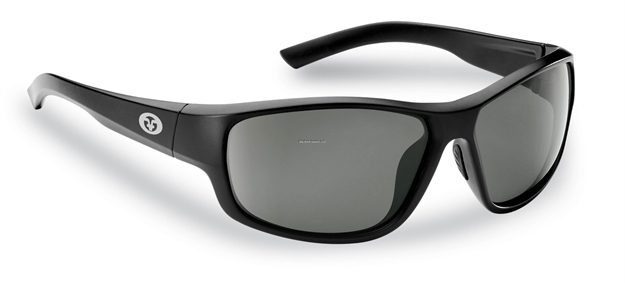 Picture of Flying Fisherman Teaser Polarized Sunglasses, Matte Black Frame, Smoke Lens